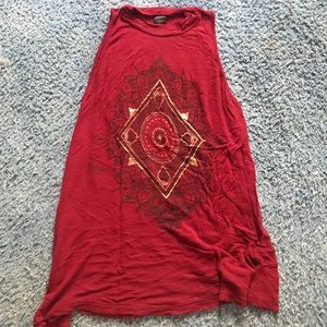 Trendy Graphic Print Tank Top